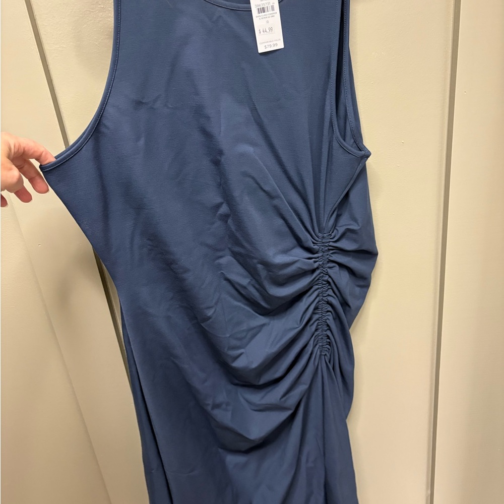 LOFT Navy Sleeveless Dress